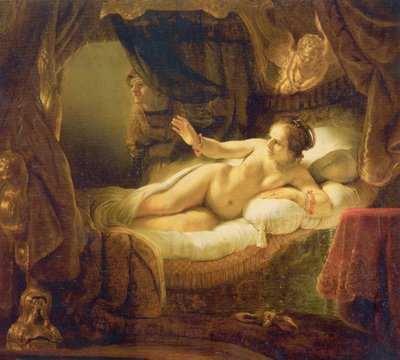 Danaë door Rembrandt van Rijn